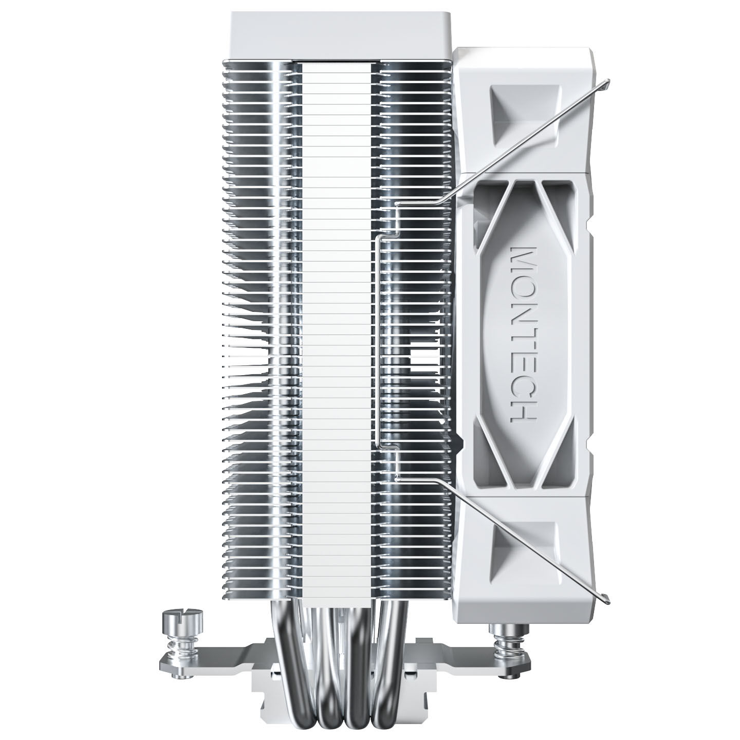 Montech NX400 White CPU cooler - 120mm, white