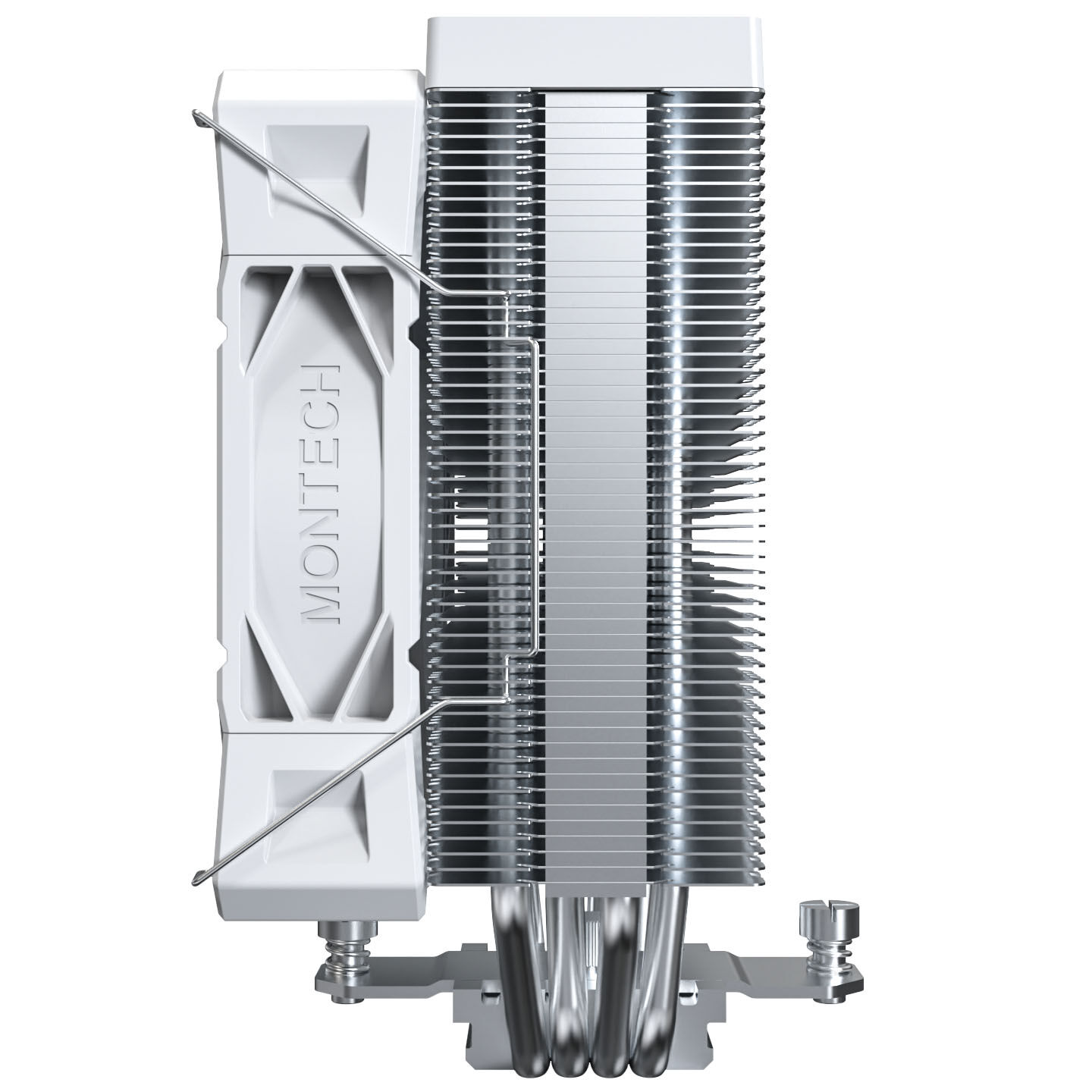 Montech NX400 White CPU cooler - 120mm, white