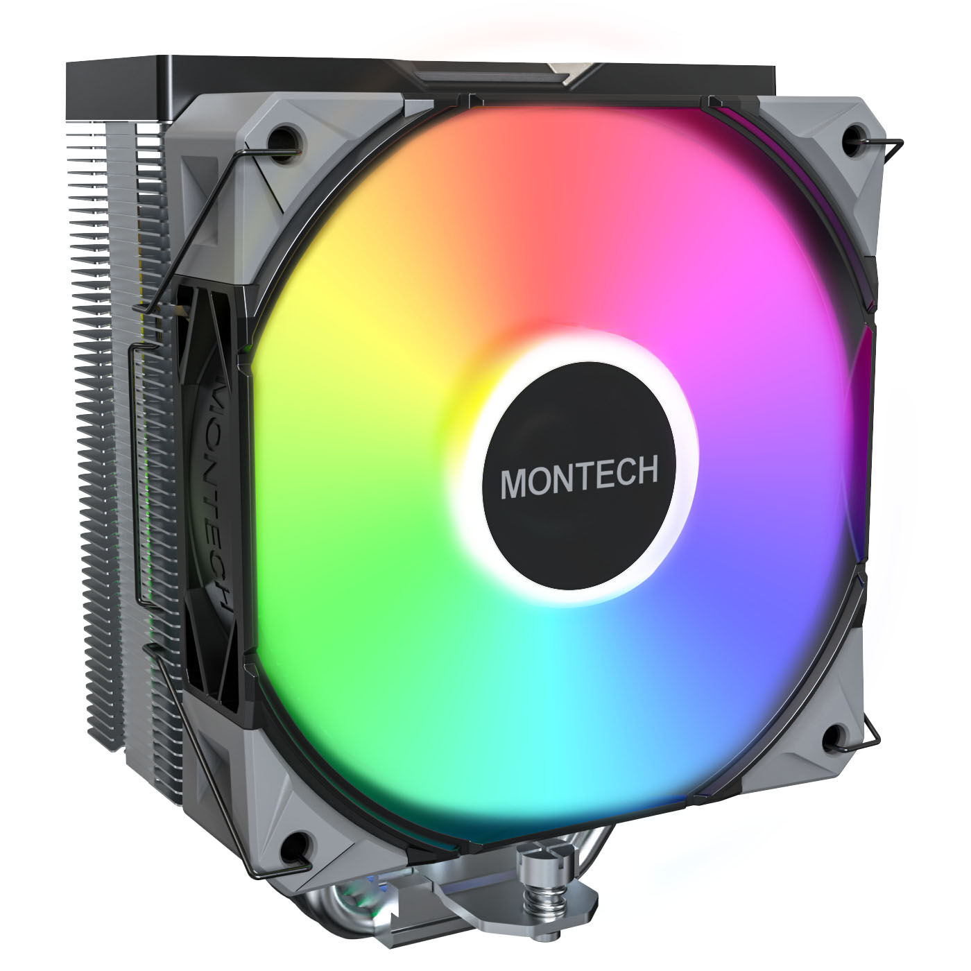 Montech NX400 Black CPU cooler, ARGB - 120mm, black : image 2