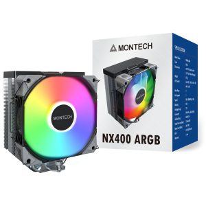 Montech NX400 Black CPU cooler, ARGB - 120mm, black : image 7