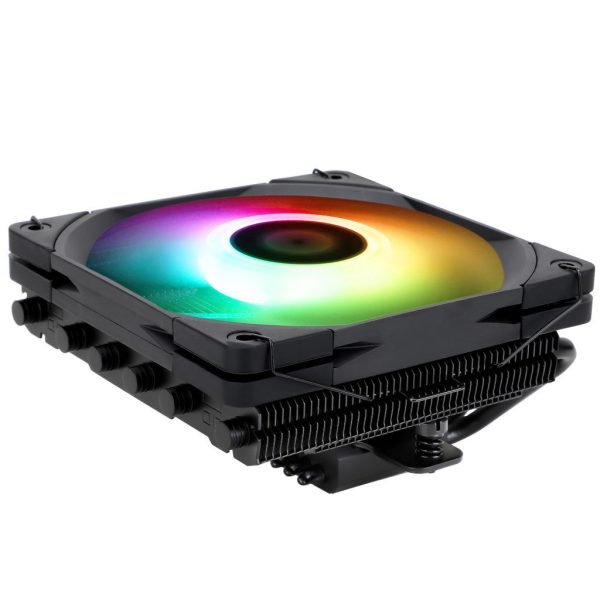 Thermalright AXP120 X67 ARGB Low Profile CPU Cooler – 120mm, Black