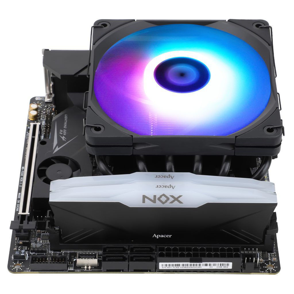 Thermalright AXP120 X67 ARGB Low Profile CPU Cooler - 120mm, Black