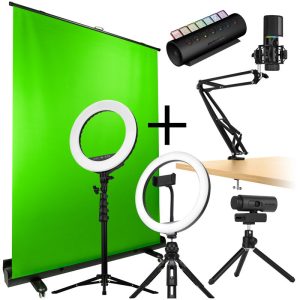 Streamplify Streaming Complete Bundle v2 - CAM, MIC, Light 10, Light 14, SCREEN LIFT, HUB CTRL7