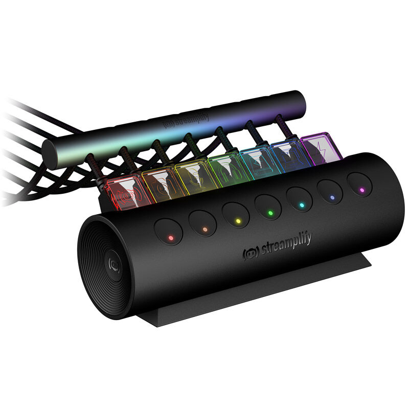 Streamplify Streaming Complete Bundle v2 - CAM, MIC, Light 10, Light 14, SCREEN LIFT, HUB CTRL7