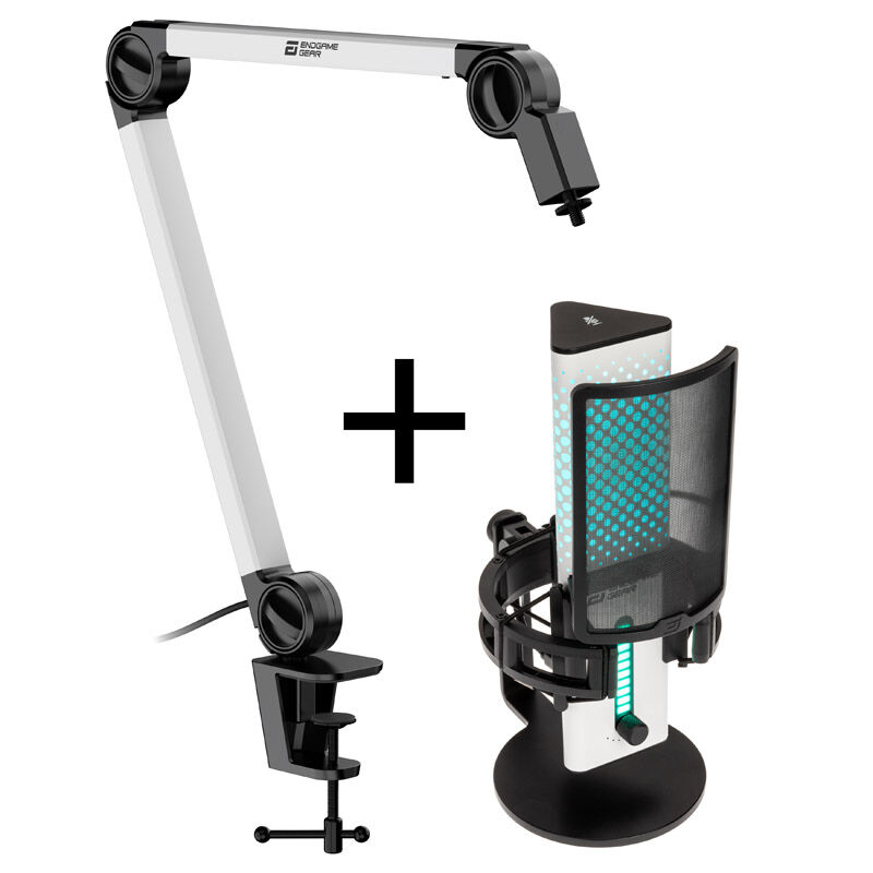 Endgame Gear MICARM + XSTRM USB Microphone - White