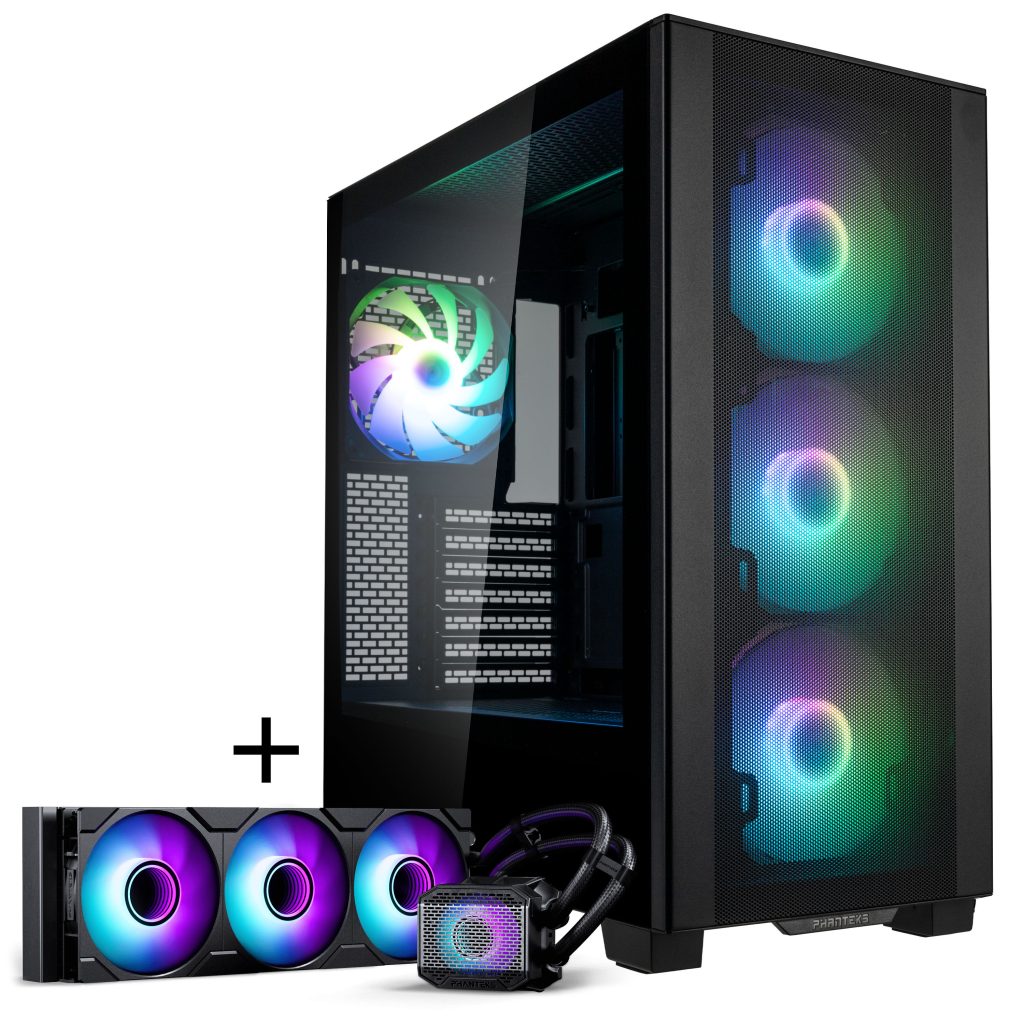 PHANTEKS XT Pro Ultra + Glacier One 360M25 Gen2 DRGB, 360mm, bundle - black