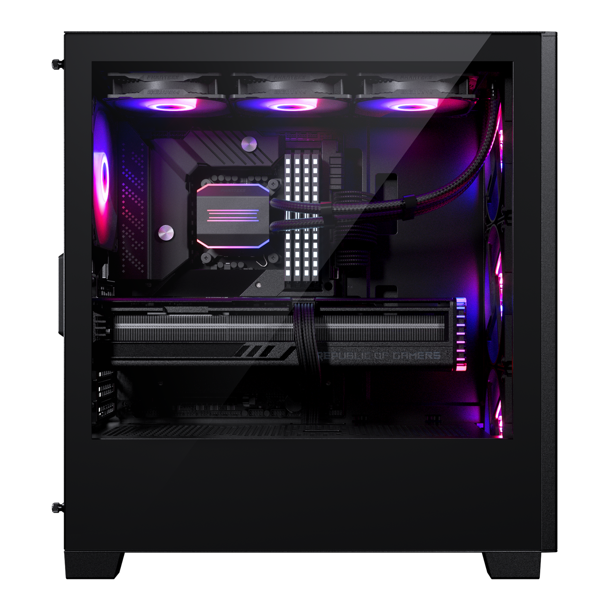 PHANTEKS XT Pro Ultra + Glacier One 360M25 Gen2 DRGB, 360mm, bundle - black