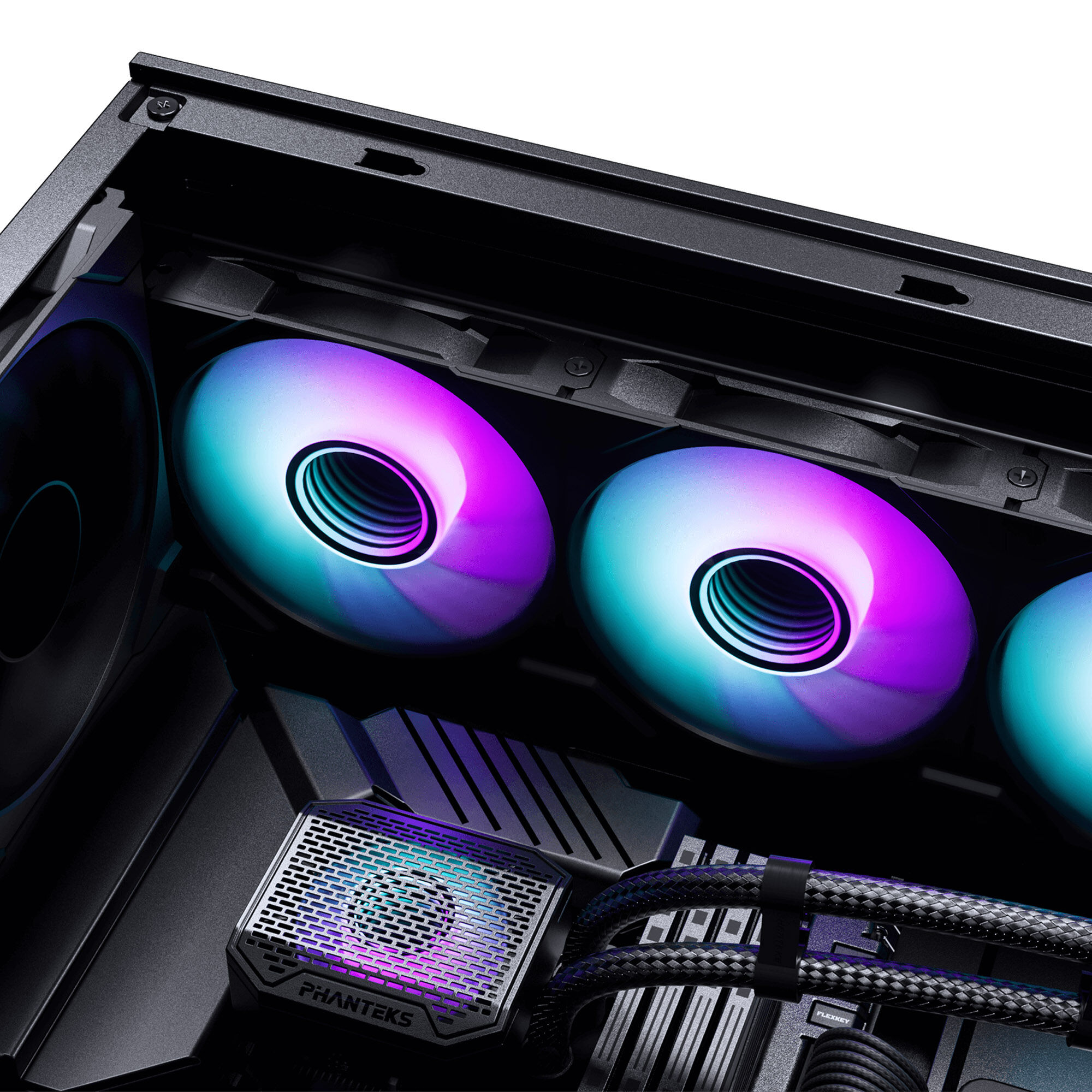 PHANTEKS XT Pro Ultra + Glacier One 360M25 Gen2 DRGB, 360mm, bundle - black