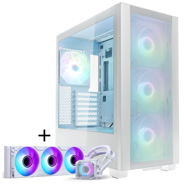 PHANTEKS XT Pro Ultra + Glacier One 360M25 Gen2 DRGB, 360mm, Bundle – White