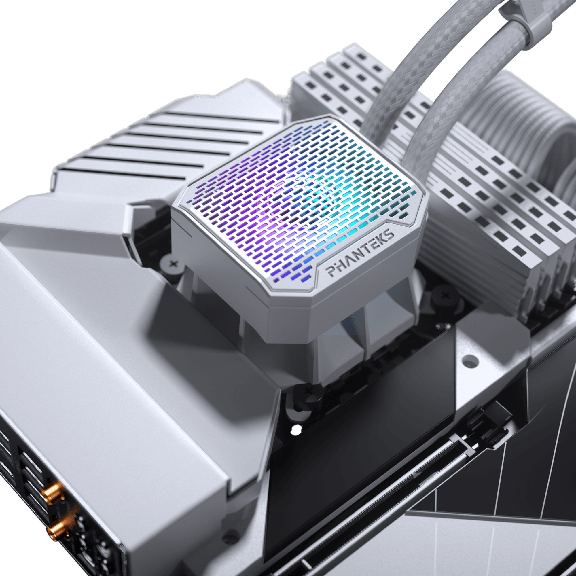PHANTEKS XT Pro Ultra + Glacier One 360M25 Gen2 DRGB, 360mm, Bundle - White : image 10