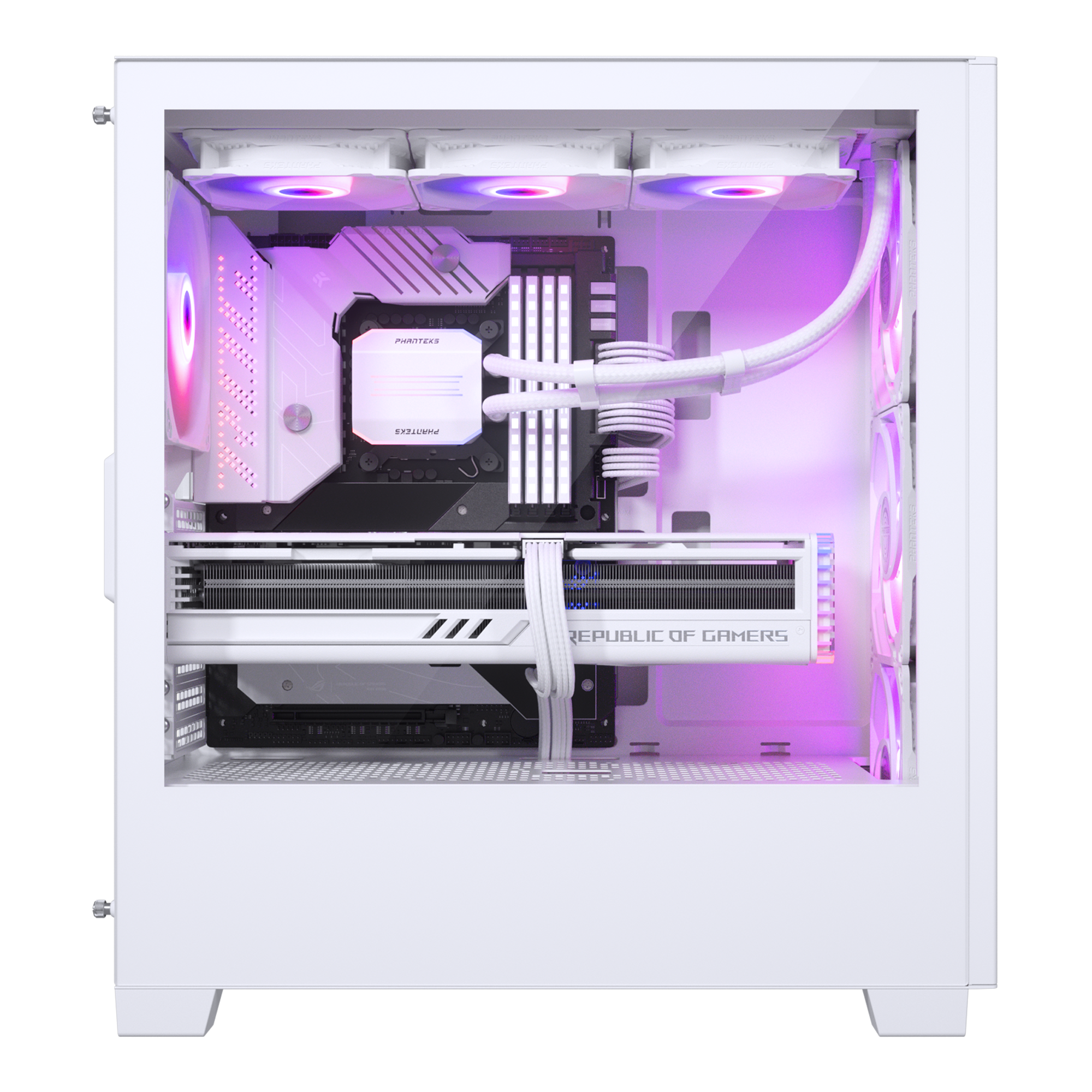 PHANTEKS XT Pro Ultra + Glacier One 360M25 Gen2 DRGB, 360mm, Bundle - White : image 5