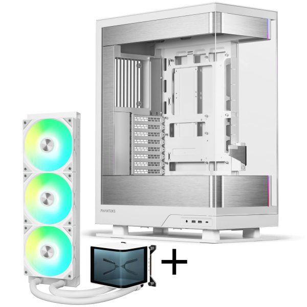 PHANTEKS Evolv X2 + TRYX PANORAMA ARGB Complete Water Cooling System – White, 360mm