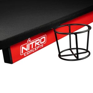 Nitro Concepts D12 Gaming Desk - black/red