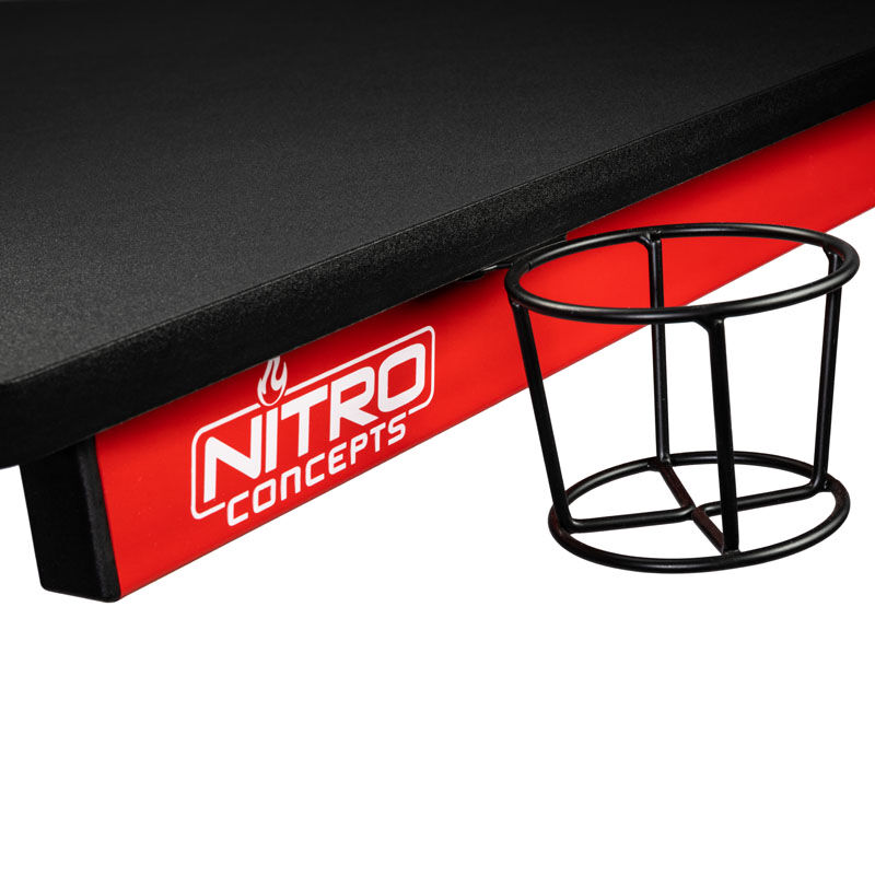 Nitro Concepts D12 Gaming Desk - black/red