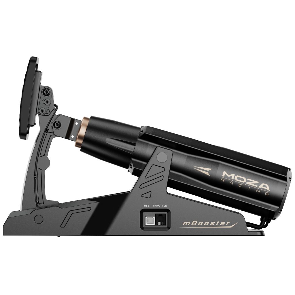 MOZA mBooster Active Pedal with CRP2 Throttle