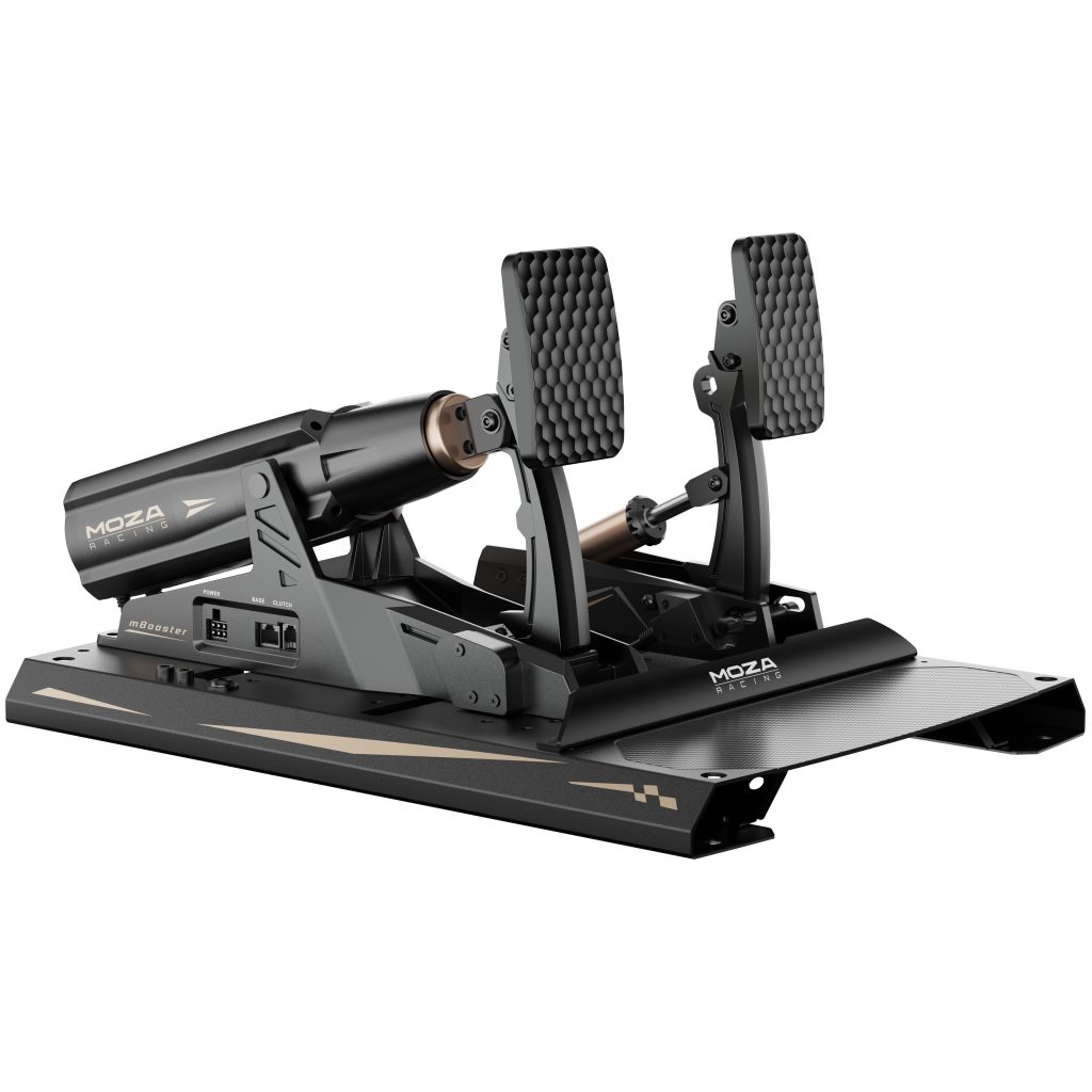 MOZA mBooster Active Pedal with CRP2 Throttle