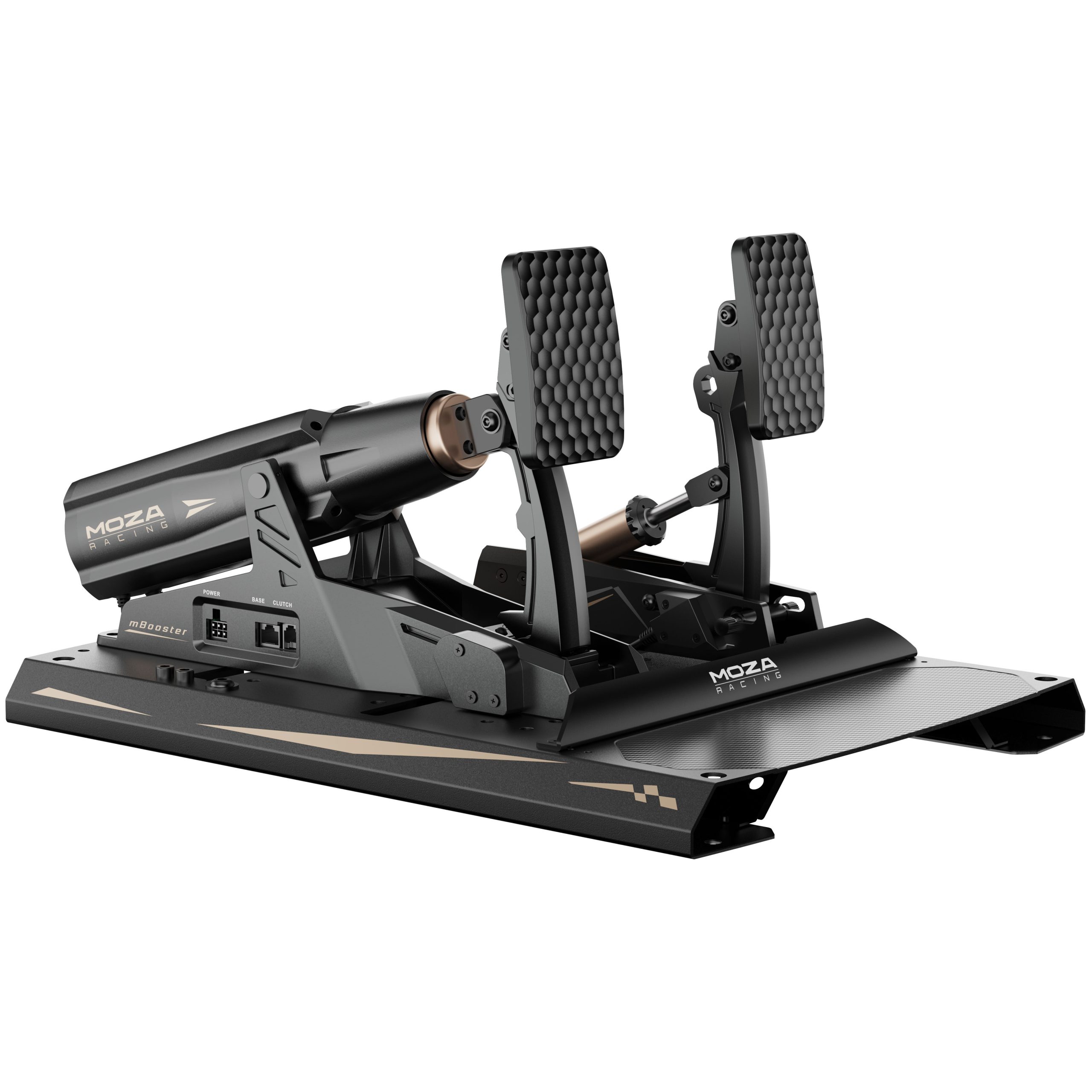 MOZA mBooster Active Pedal with CRP2 Throttle