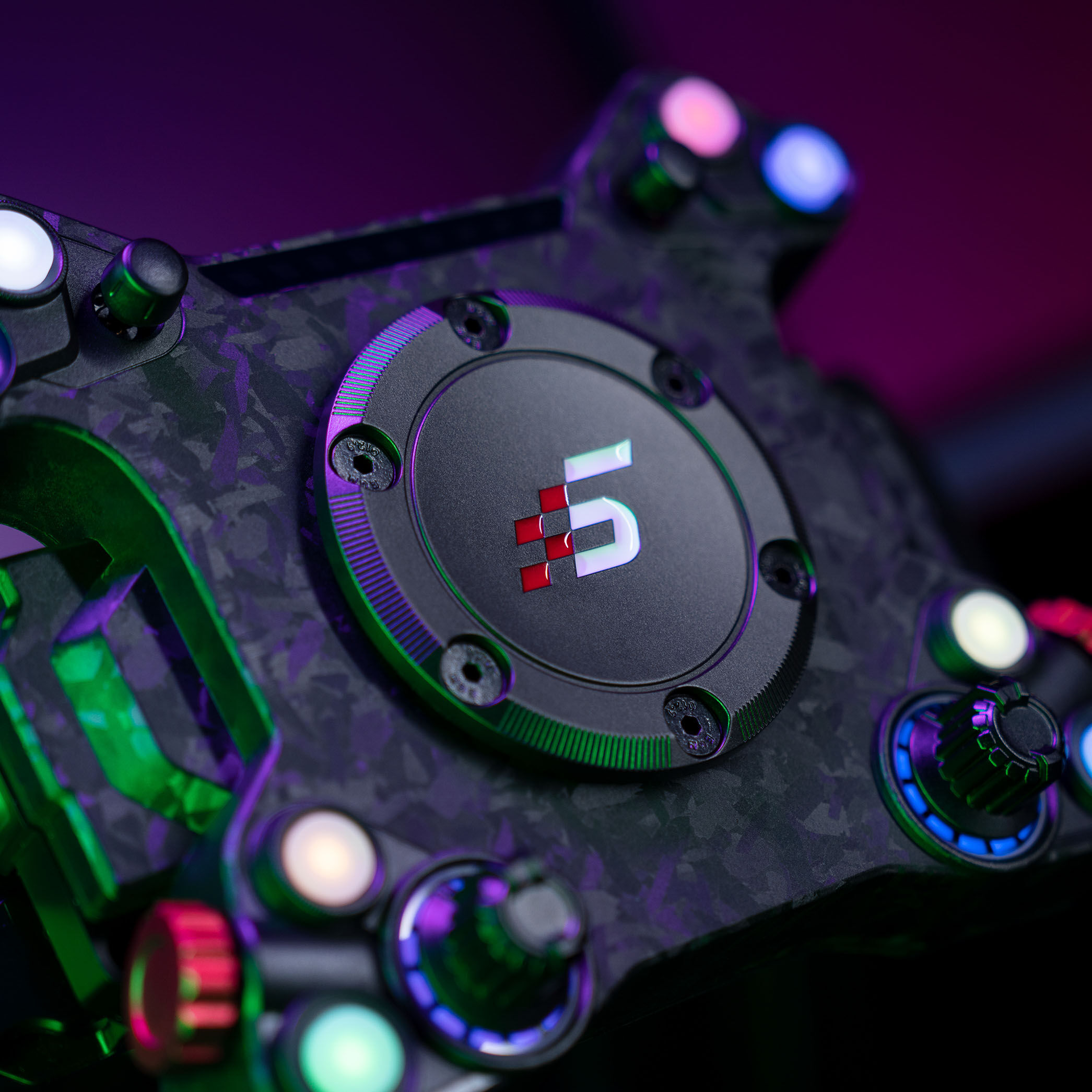 Simagic Neo X Hub Wheelhub, RGB - black/carbon