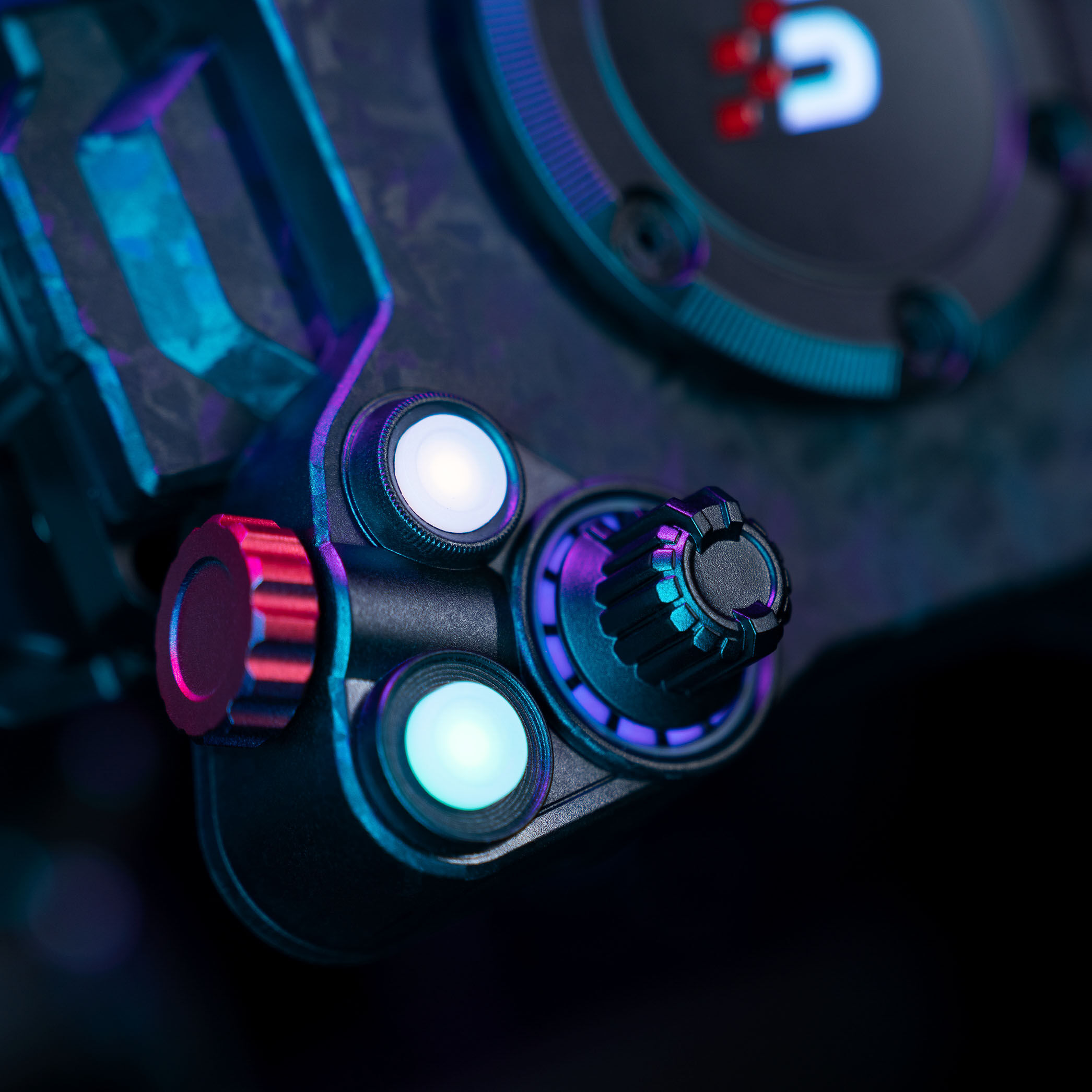 Simagic Neo X Hub Wheelhub, RGB - black/carbon
