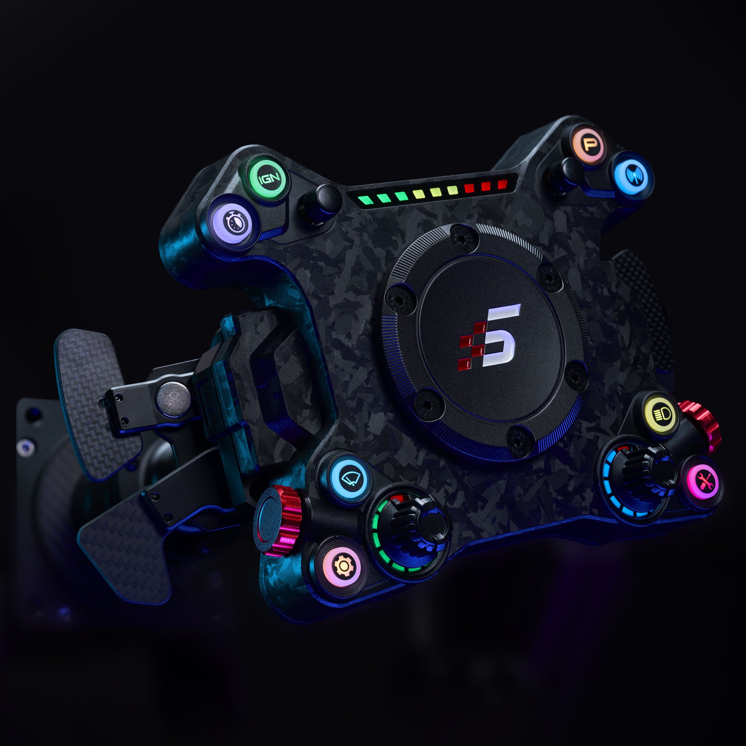 Simagic Neo X Hub Wheelhub, RGB - black/carbon