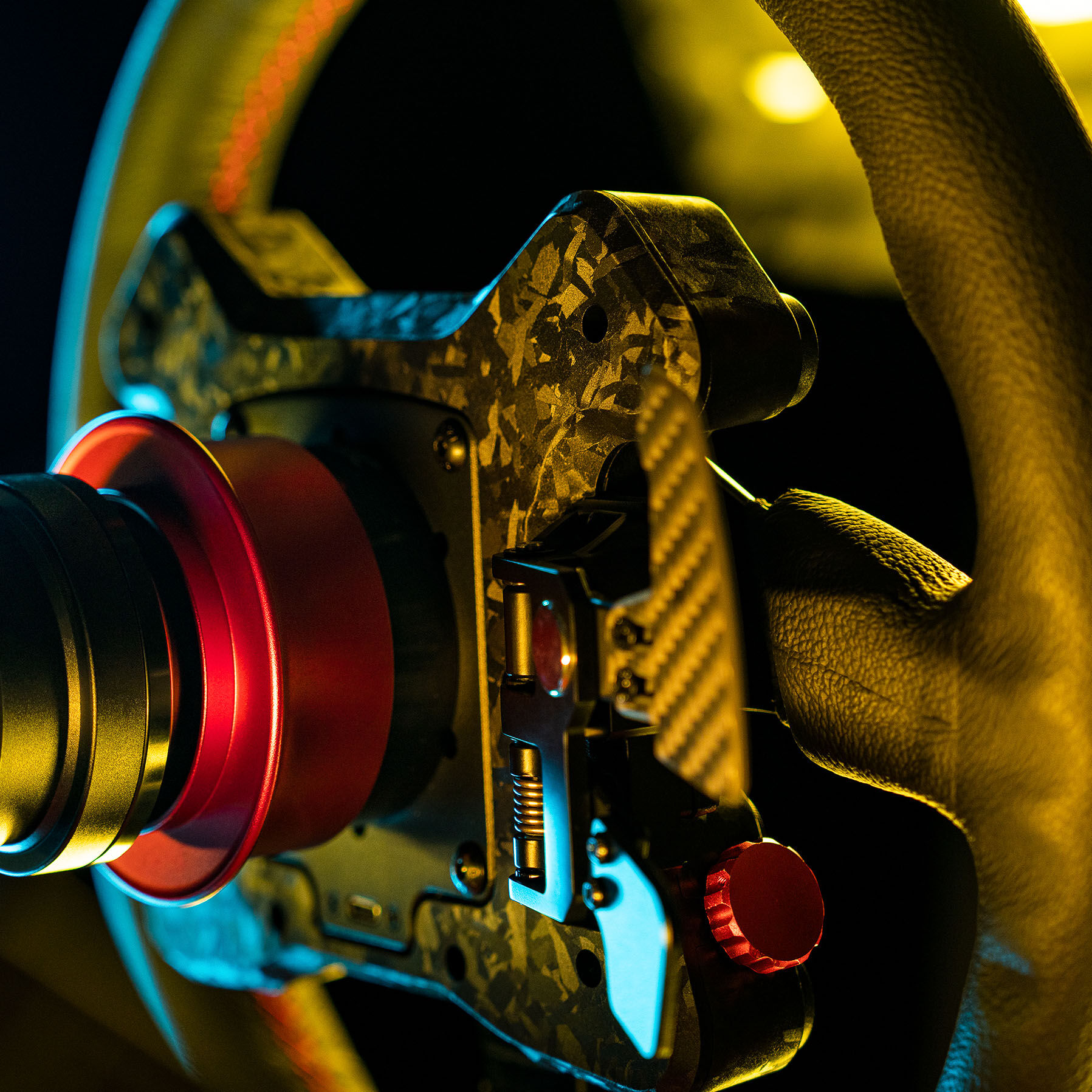 Simagic Neo X Hub Wheelhub, RGB - black/carbon