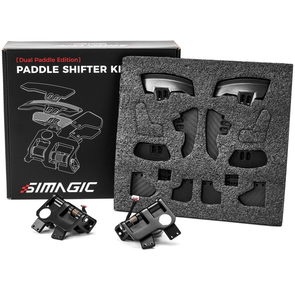 Simagic shift paddle module - black, dual clutch
