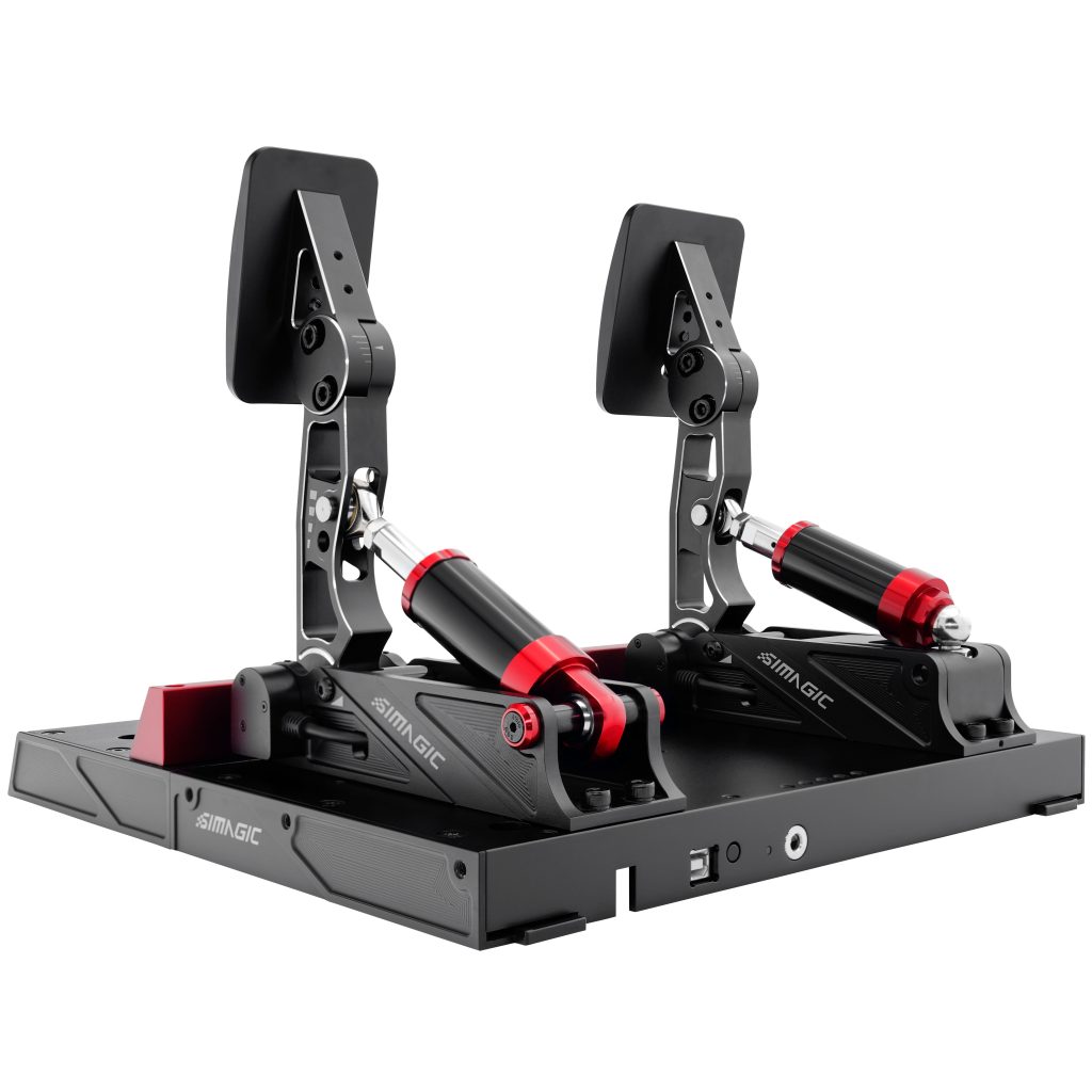 Simagic P1000-F 2-piece pedal set - black