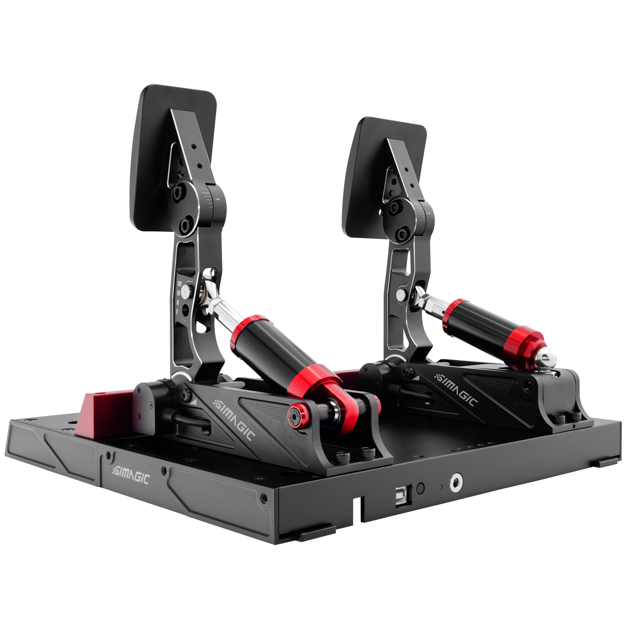 Simagic P1000-F 2-piece pedal set - black