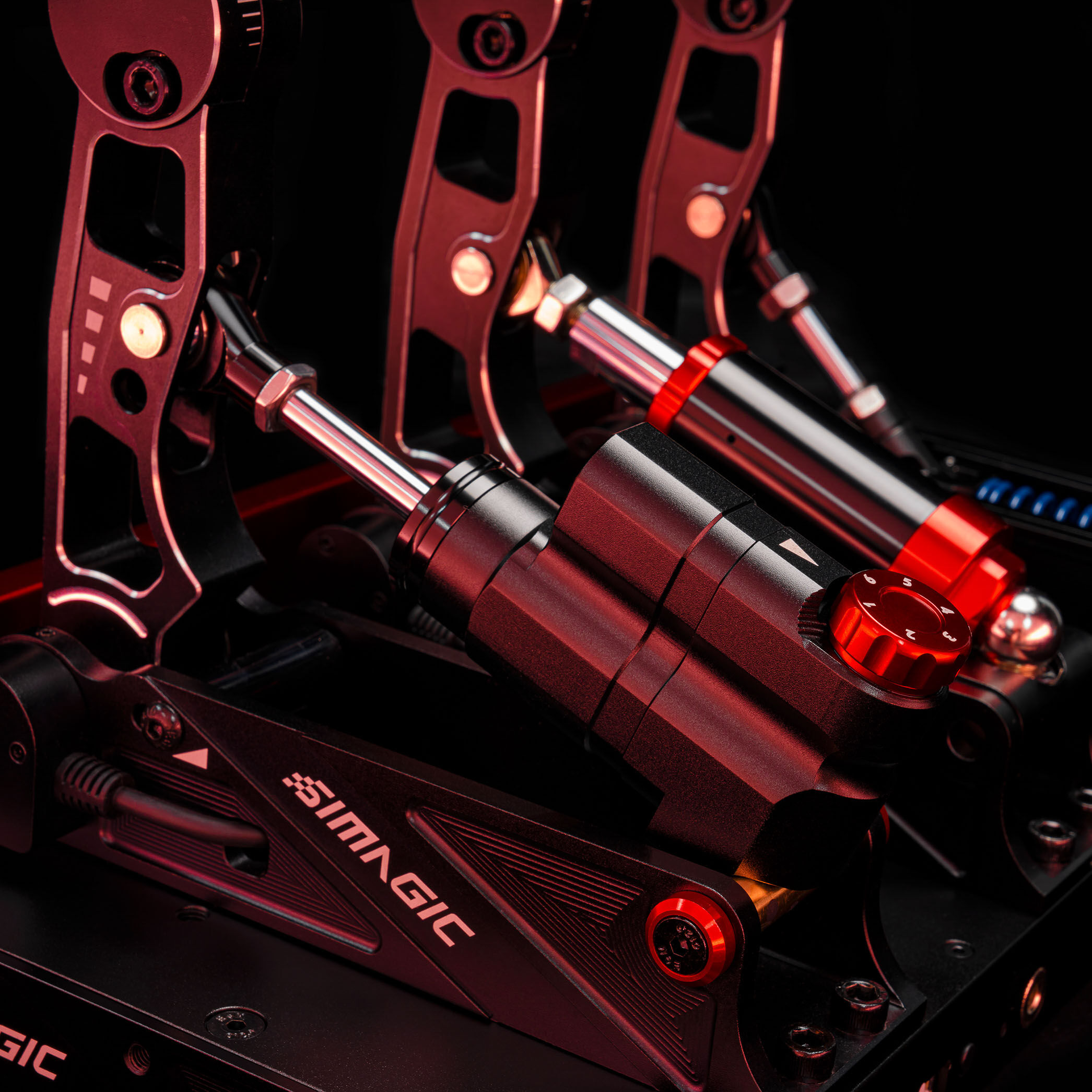 Simagic P-HTS add-on hydraulic system for P1000 accelerator pedal