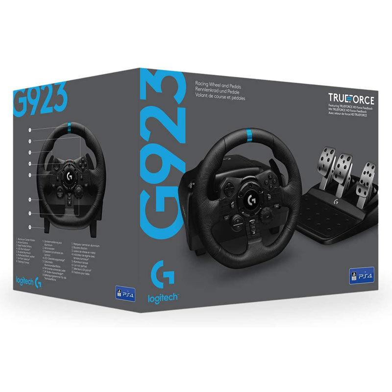 Logitech G923 Trueforce Racing Wheel for PS4/PS5/PC