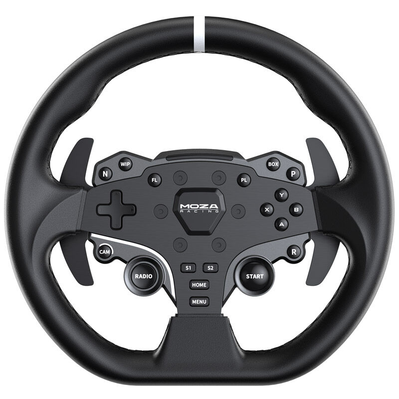 MOZA R5 Racing Set (R5 DD Wheelbase, ES Wheel, SR-P Lite Pedals, Table Mount)