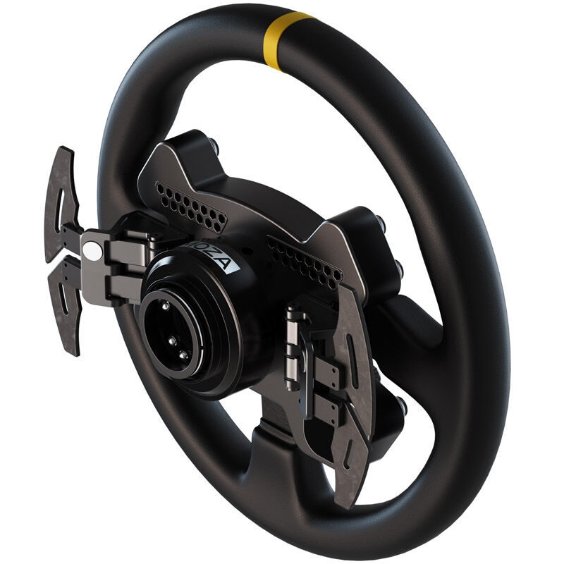 MOZA RS V2 steering wheel, round - leather (33 cm)