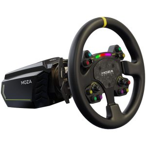MOZA RS V2 steering wheel, round - leather (33 cm)