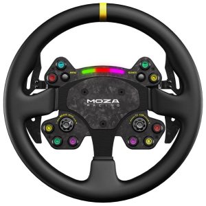 MOZA RS V2 steering wheel, round - leather (33 cm)