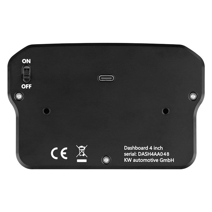 Ascher Racing Dashboard 4inch