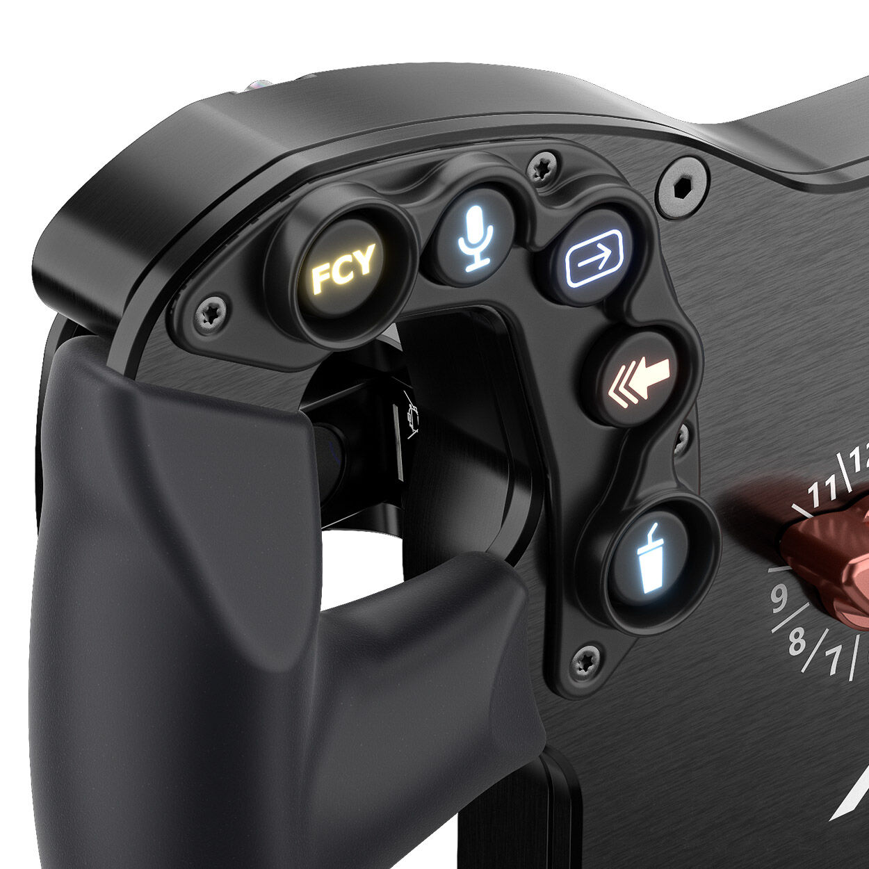 Ascher Racing McLaren Artura GT4 steering wheel