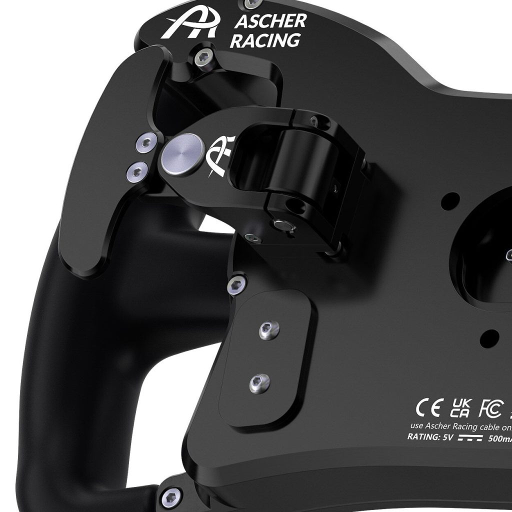 Ascher Racing McLaren Artura GT4 steering wheel