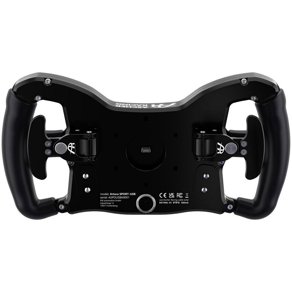 Ascher Racing McLaren Artura Sport-USB Steering Wheel