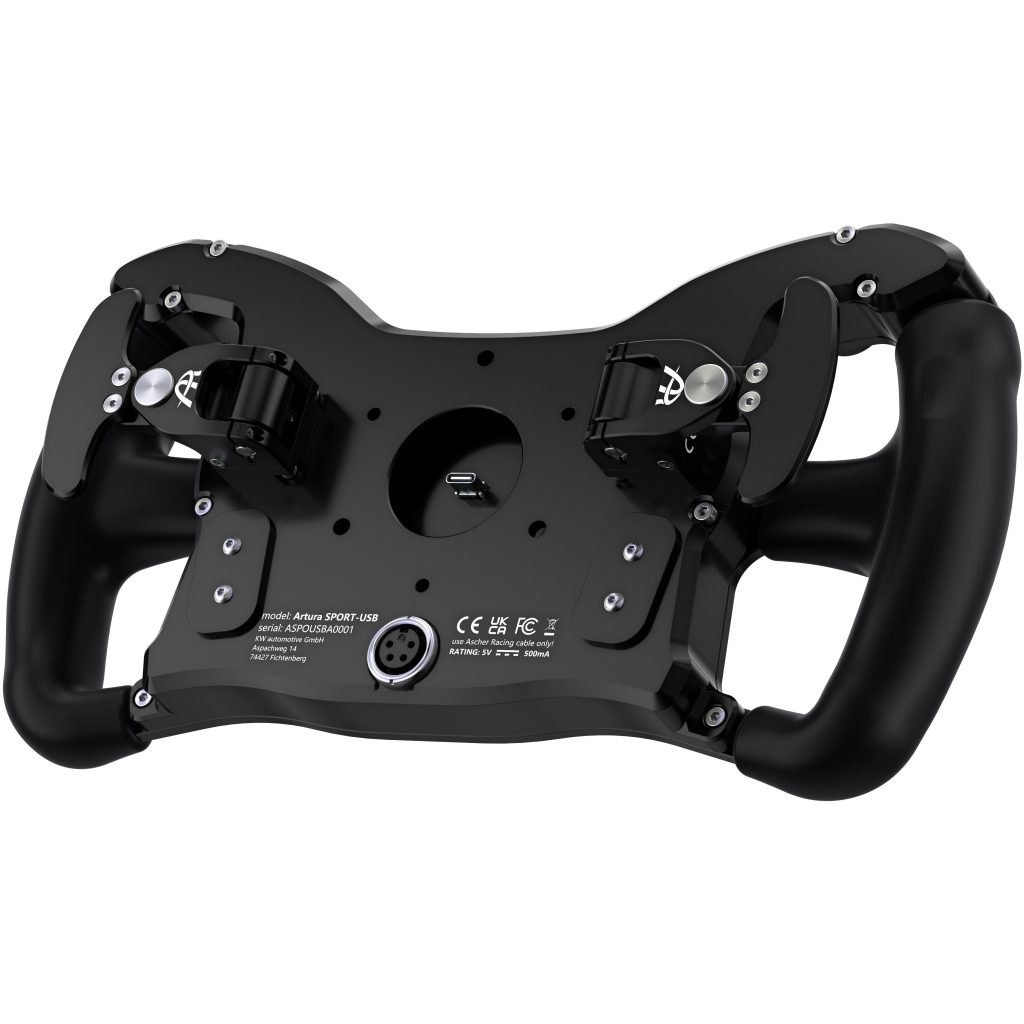 Ascher Racing McLaren Artura Sport-USB Steering Wheel