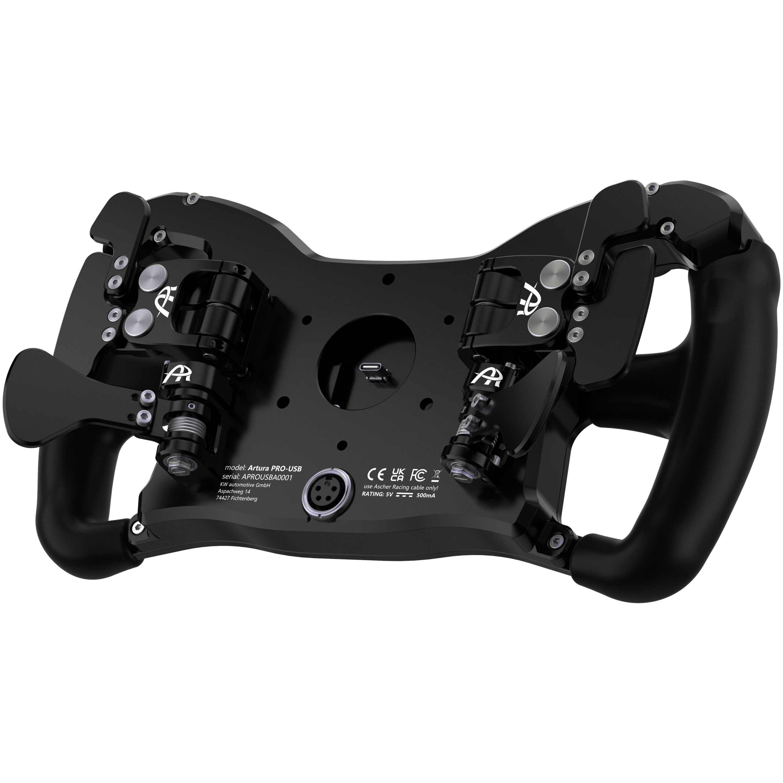 Ascher Racing McLaren Artura Pro-USB Steering Wheel