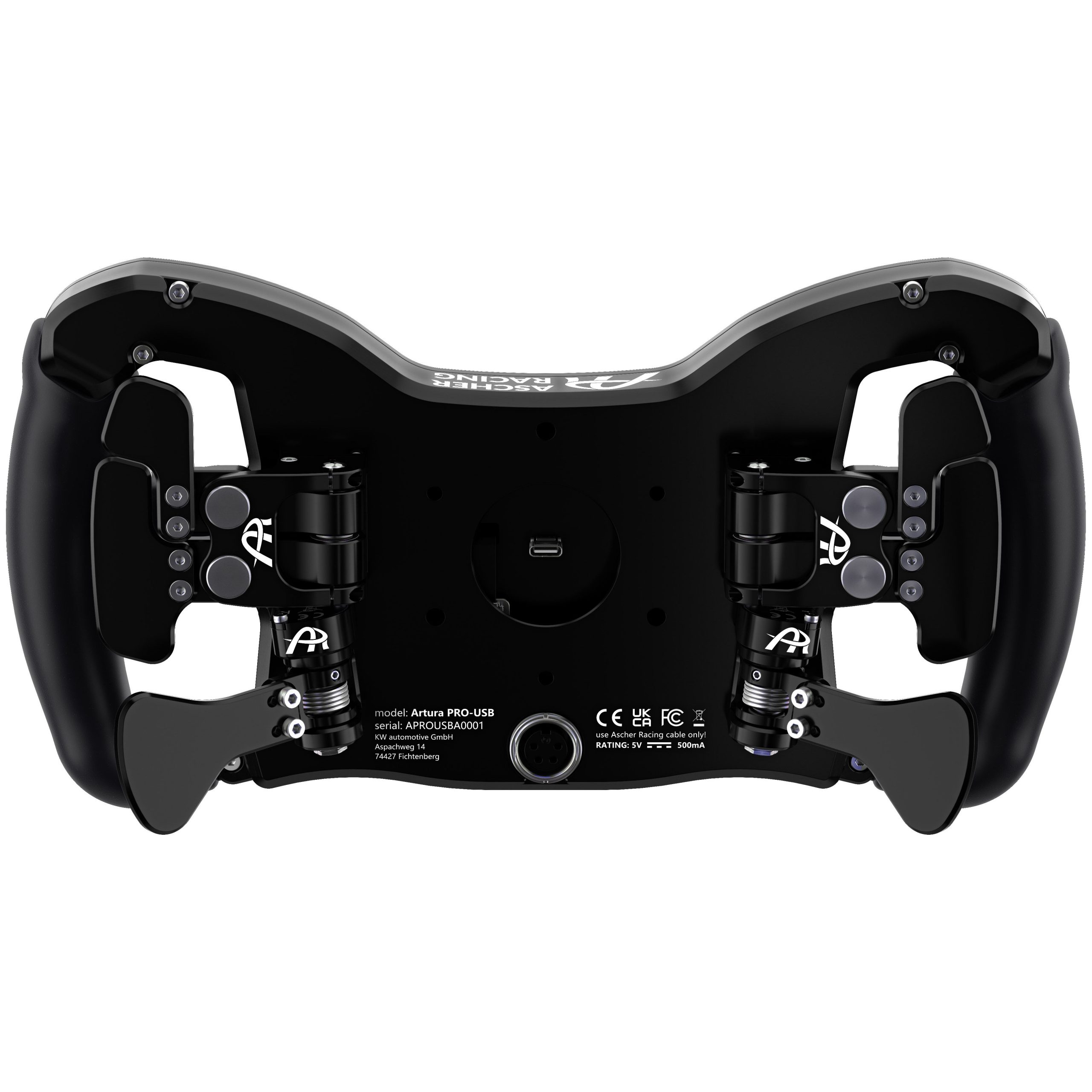 Ascher Racing McLaren Artura Pro-USB Steering Wheel
