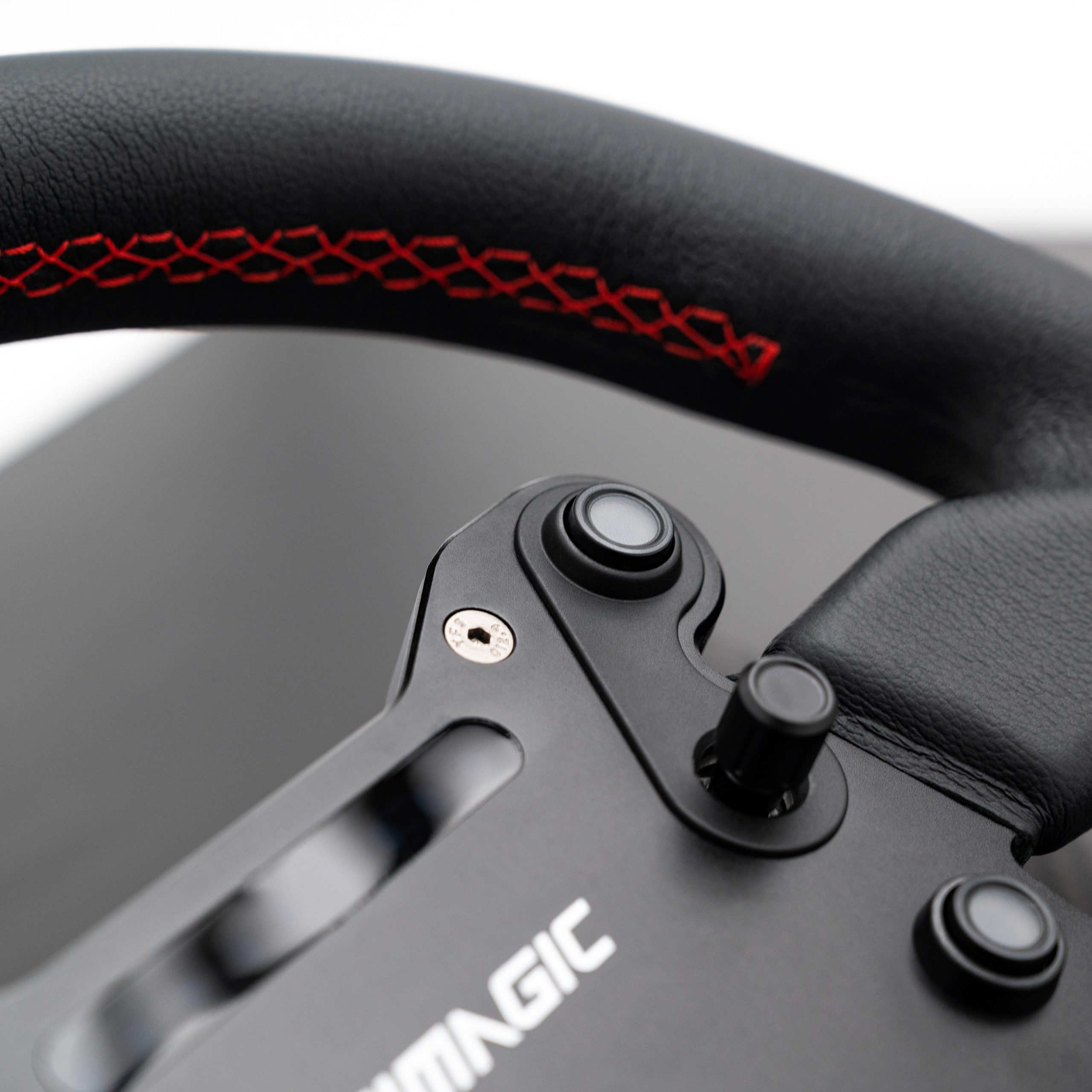 Simagic GTS steering wheel with hub - leather, 30 cm