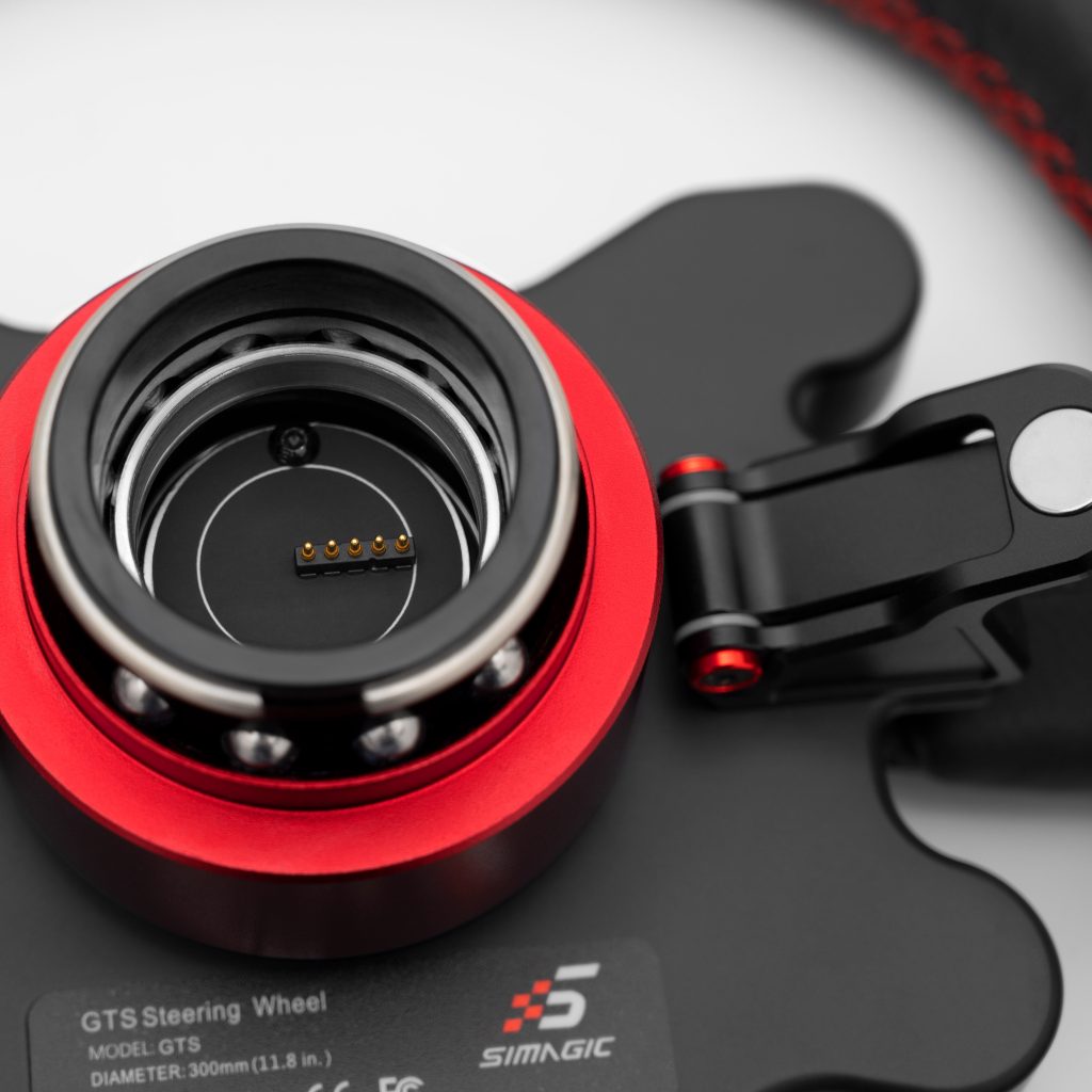 Simagic GTS steering wheel with hub - leather, 30 cm