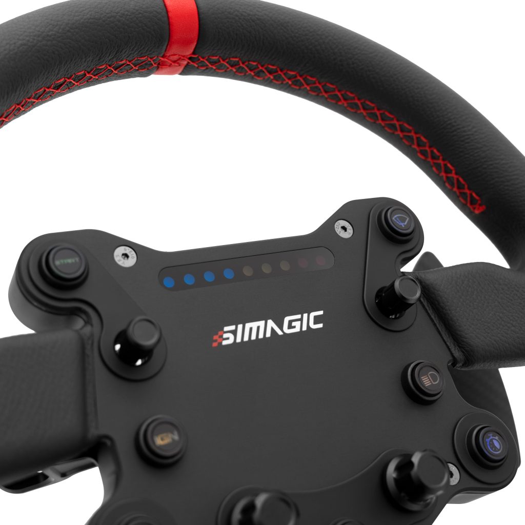 Simagic GTS steering wheel with hub - leather, 30 cm