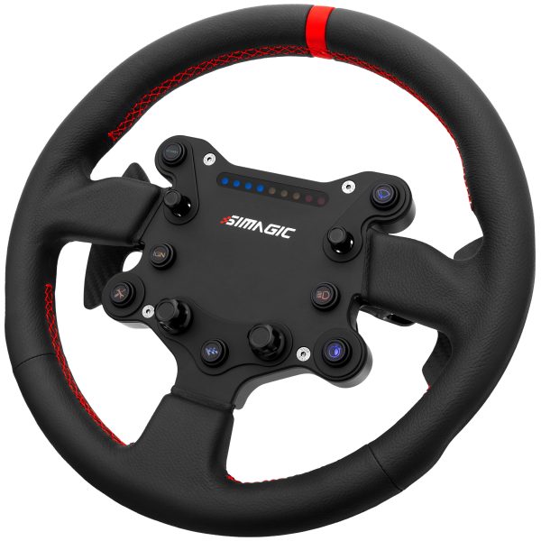 Simagic GTS steering wheel with hub – leather, 30 cm