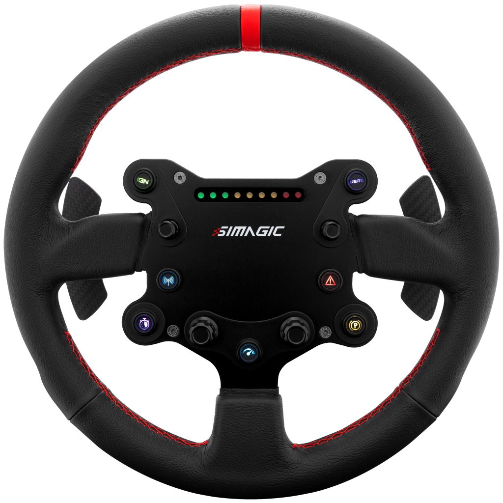 Simagic GTS steering wheel with hub - leather, 30 cm