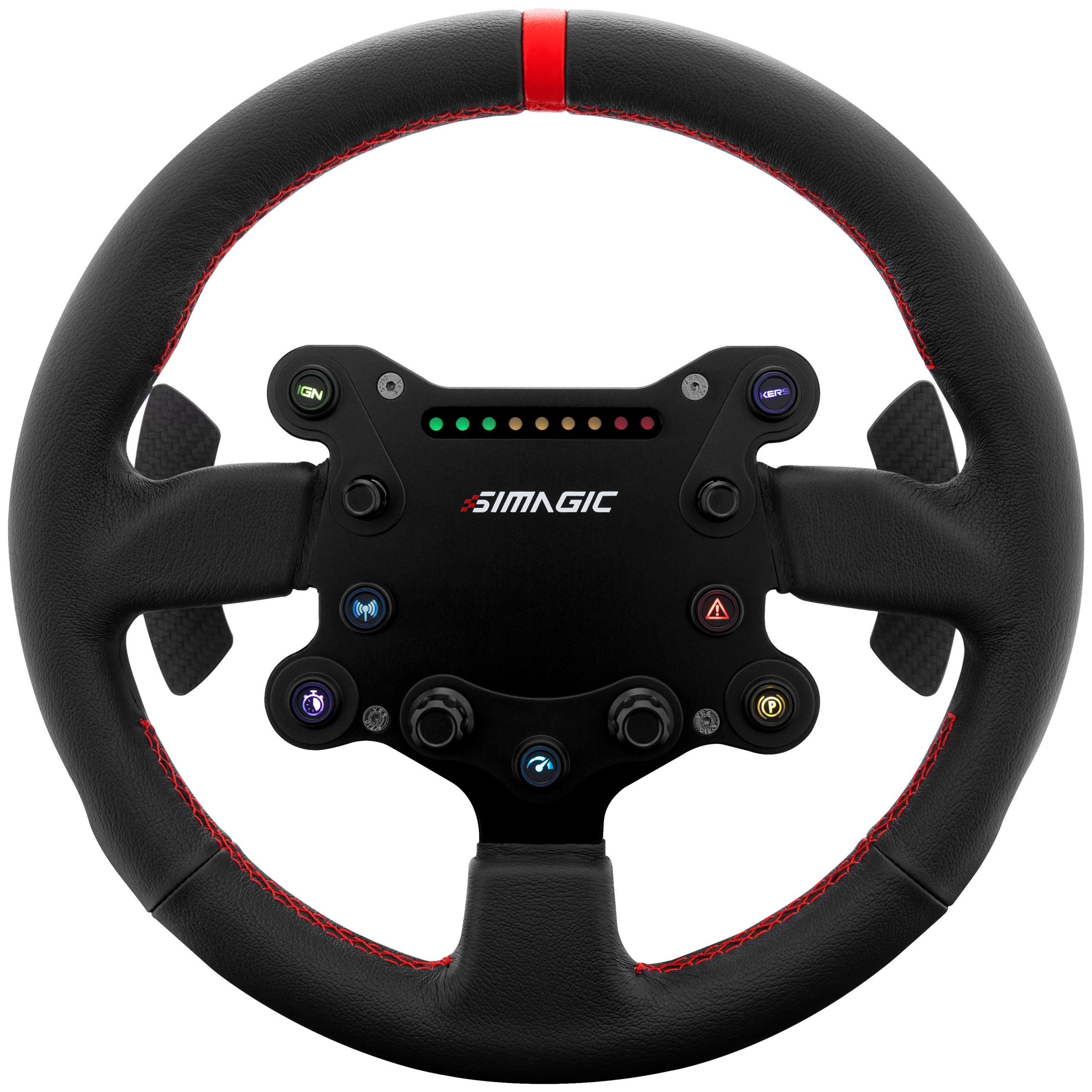 Simagic GTS steering wheel with hub - leather, 30 cm