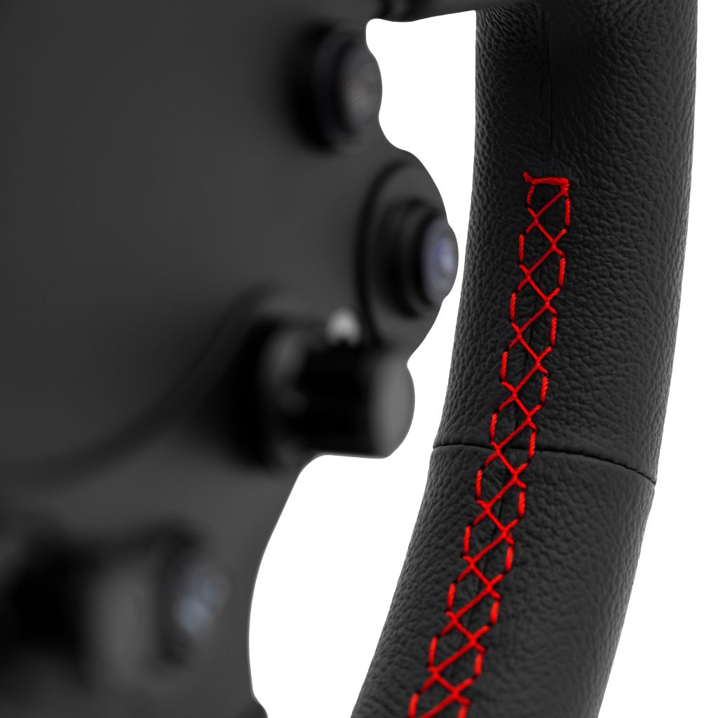 Simagic GTS steering wheel with hub - leather, 30 cm