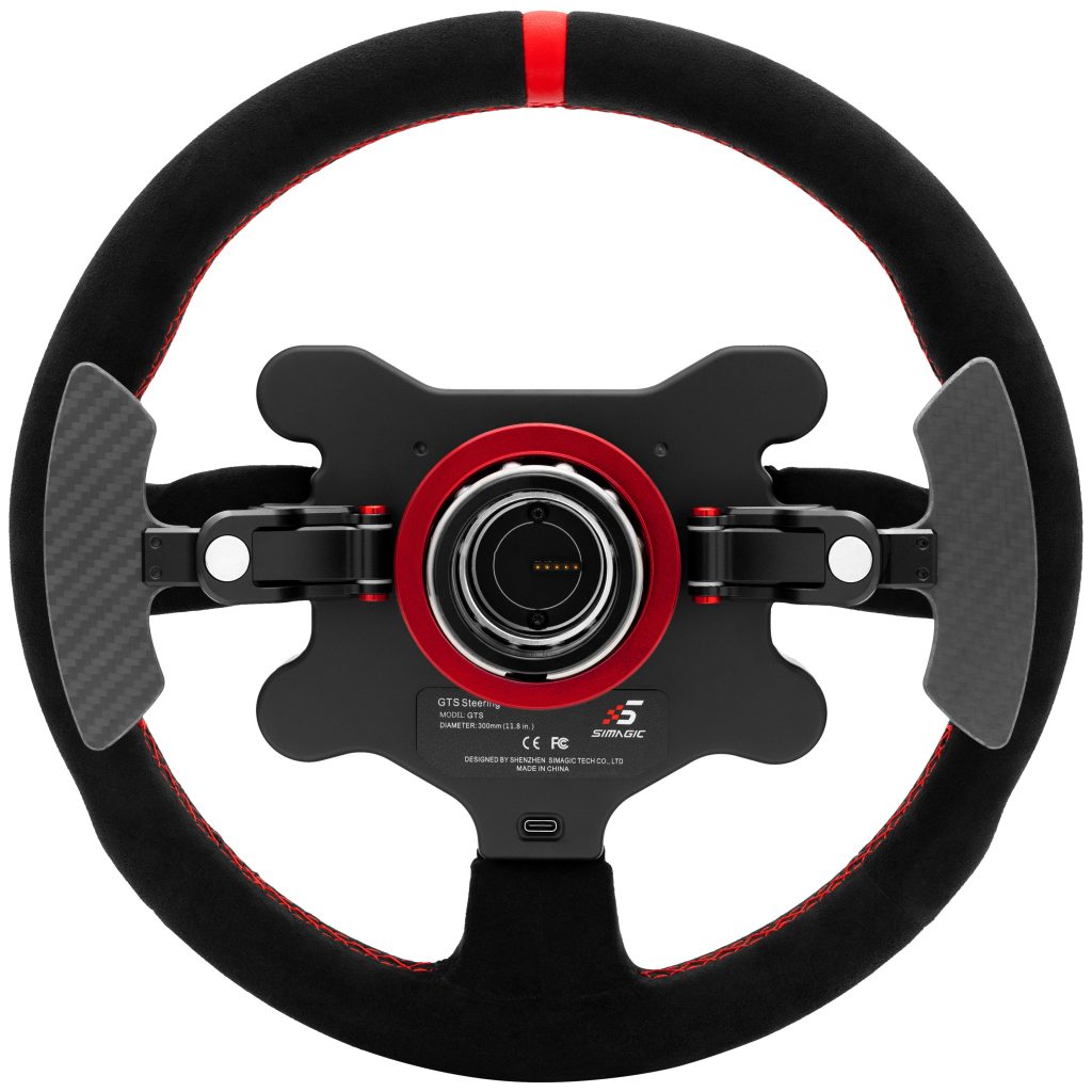 Simagic GTS steering wheel with quick release - Alcantara, 30 cm : image 2