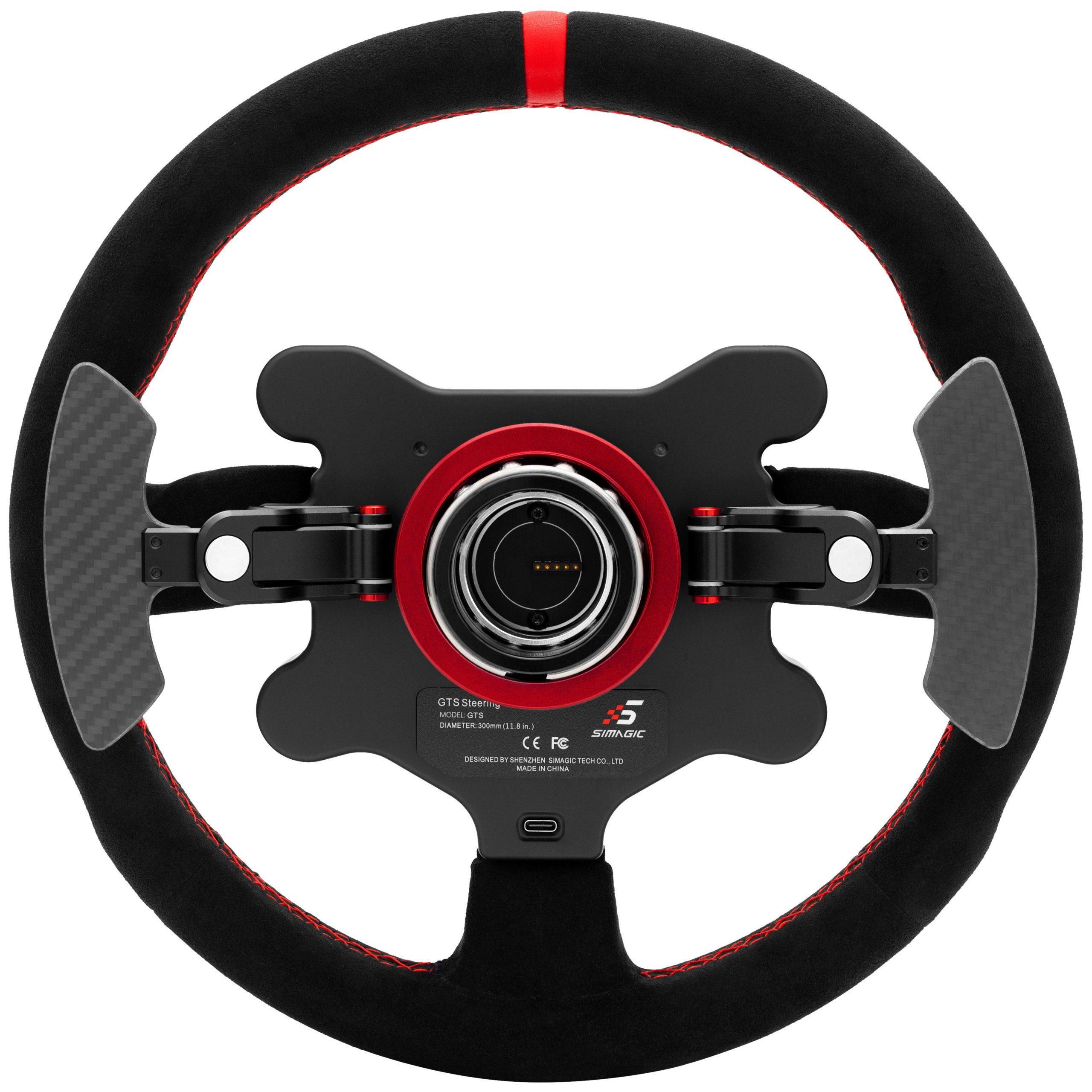 Simagic GTS steering wheel with quick release - Alcantara, 30 cm : image 2